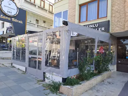 Şeffaf Branda Dükkan Önü Kapama