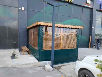 Şeffaf Branda Kamelya Çardak Kapama